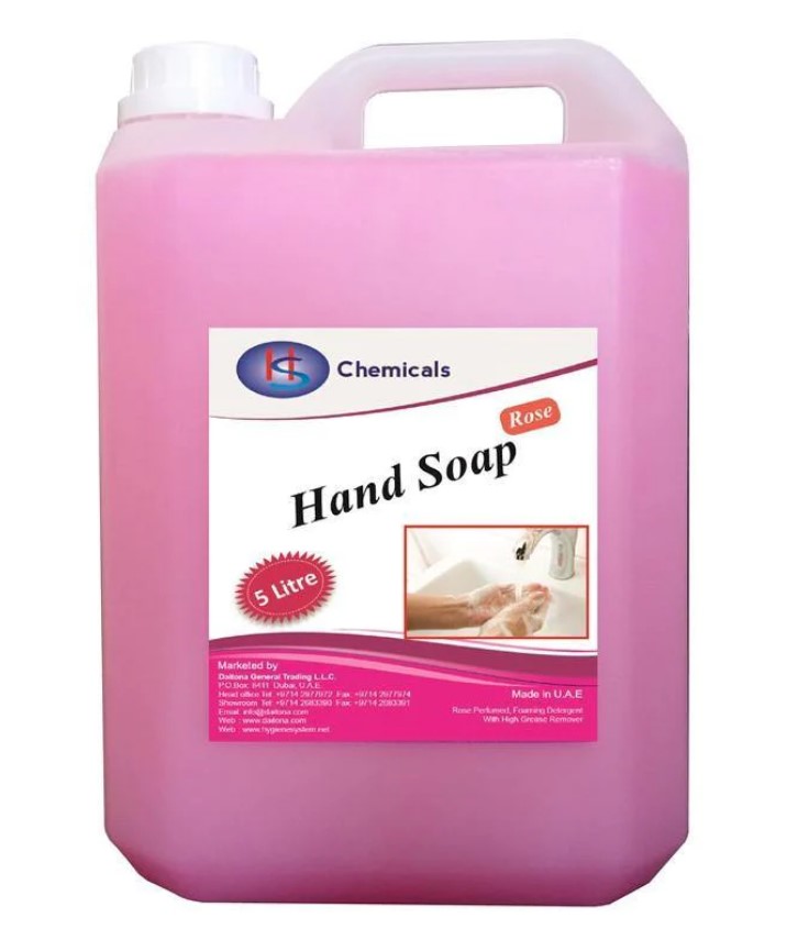 HYGIENE SYSTEM Liquid Hand Soap - Rose , 5L