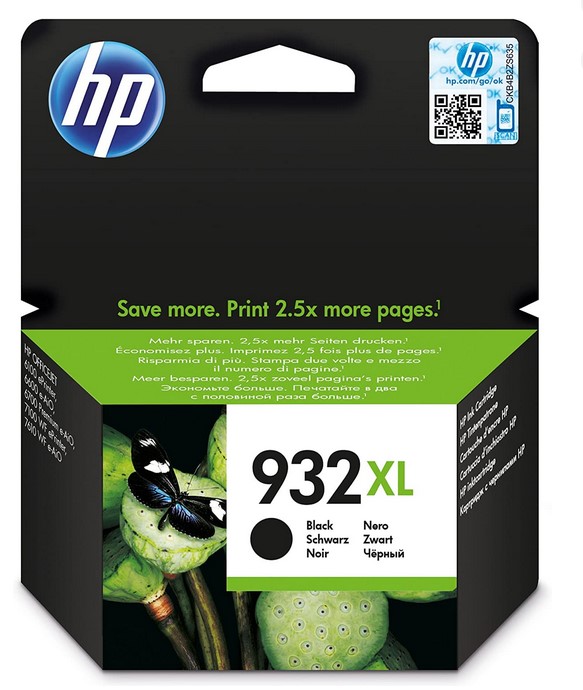 HP 932XL Original Ink Cartridge High Capacity , Black (CN053AE)