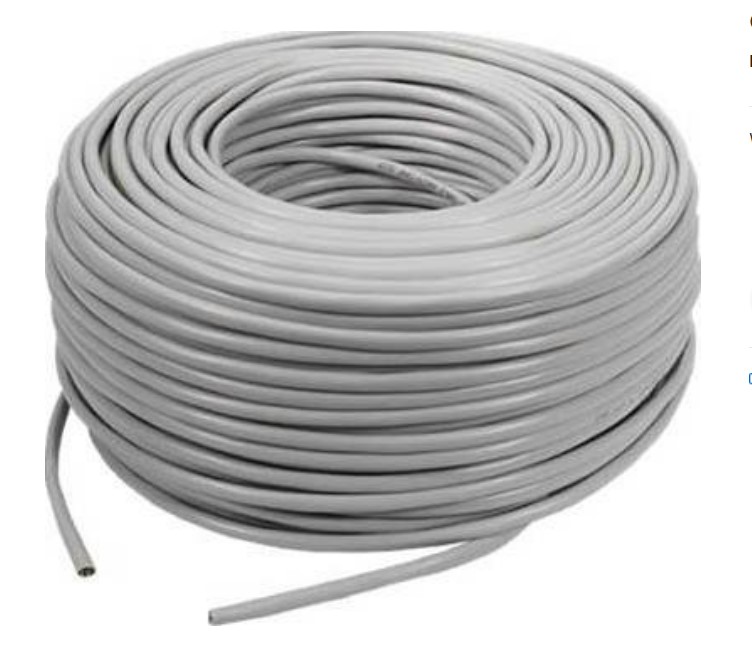 ROSKA CAT6 Cable 100Meters Grey