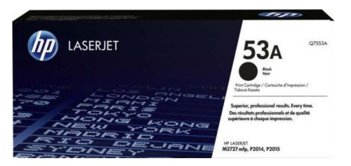 HP 53A LaserJet Toner Cartridge Black (Q7553A)