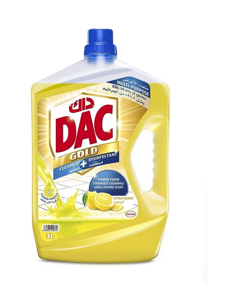 DAC Multi Purpose Disinfectant Lemon 3Litre