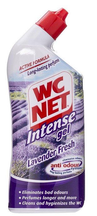 WC Net Toilet Cleaner Intense Gel Lavender Fresh 750ml