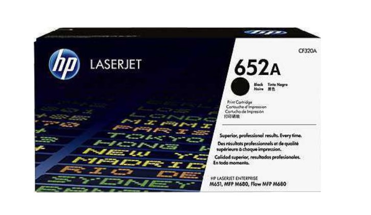 HP 652A LaserJet Black CF320A Toner Cartridge - Black