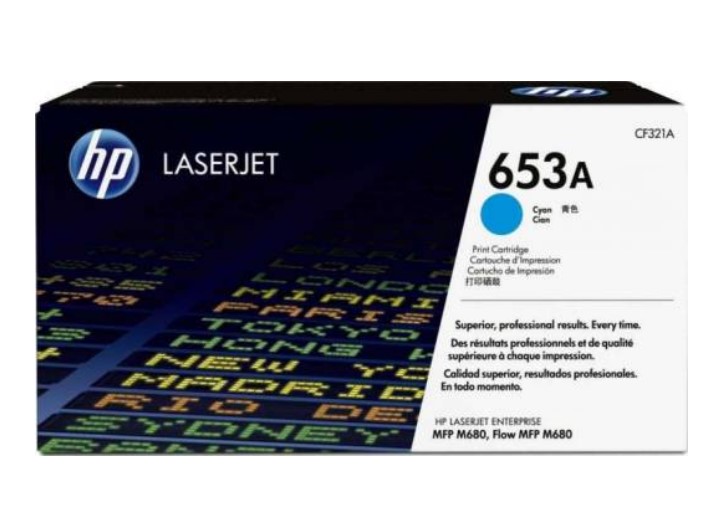 HP 653A LaserJet Black CF321A Toner Cartridge - Cyan