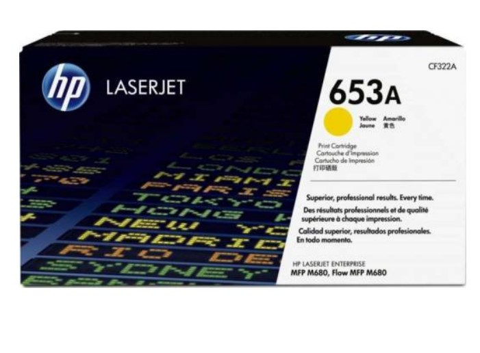HP 653A LaserJet Black CF322A Toner Cartridge - Yellow