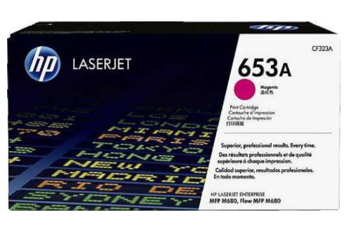 HP 653A LaserJet Black CF323A Toner Cartridge - Magenta