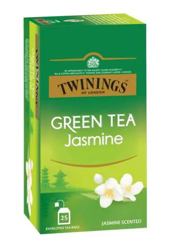 TWININGS JASMINE GREEN 25 TEA BAGS (PACK OF 12)