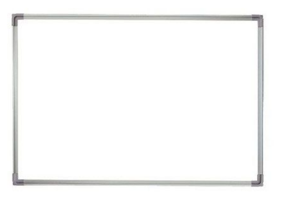 FIS FSWB90150N Whiteboard with Aluminum Frame - 90 x 150cm