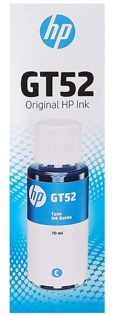 HP GT 52 M0H54AE Cyan Ink Bottle 70ml