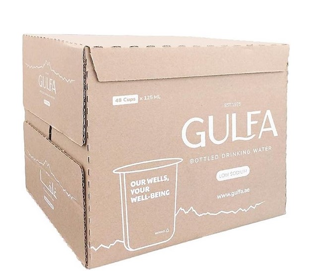 GULFA Mineral Water Cups  125ml (Box of 48)
