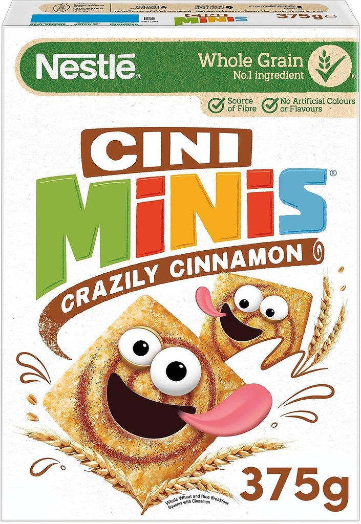 Nestle Cini Minis Cinnamon Breakfast Cereal 375g