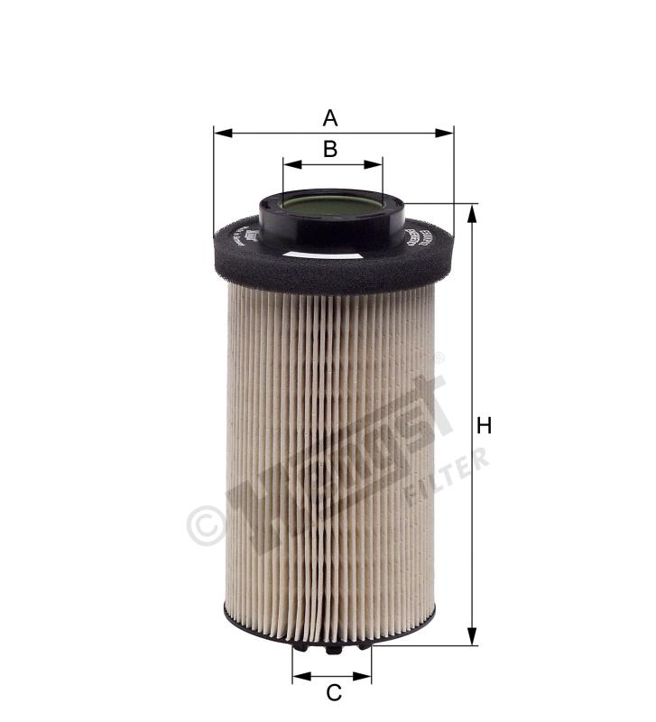 E500KP02D36 HENGST DIESEL FILTER with Gasket Set