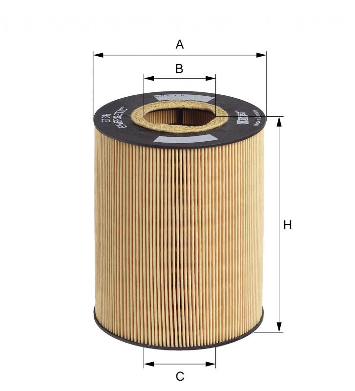 E13HD47 HENGST OIL FILTER insert with Gasket set