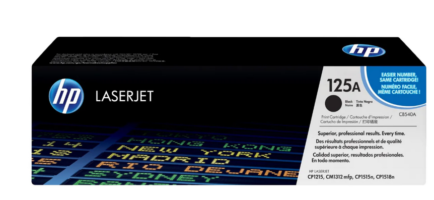 HP 125A Original Toner Cartridge Black (CB540A)