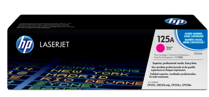 HP 125A Original Toner Cartridge Magenta - CB543A