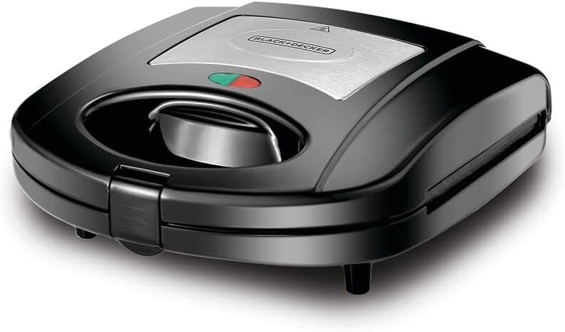 Black+Decker  TS2130-B5 3-In-1 Sandwich Grill And Waffle Maker Black