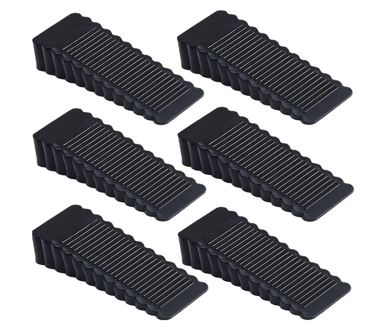 AMZ SDRSP03-BK-6P Anti-Slip Rubber Door Stopper ( Pack of 6)