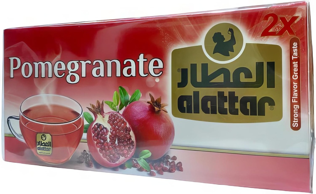 AL ATTAR Pomegranate TEA ( 20 Enveloped Tea Bags) Case of 24