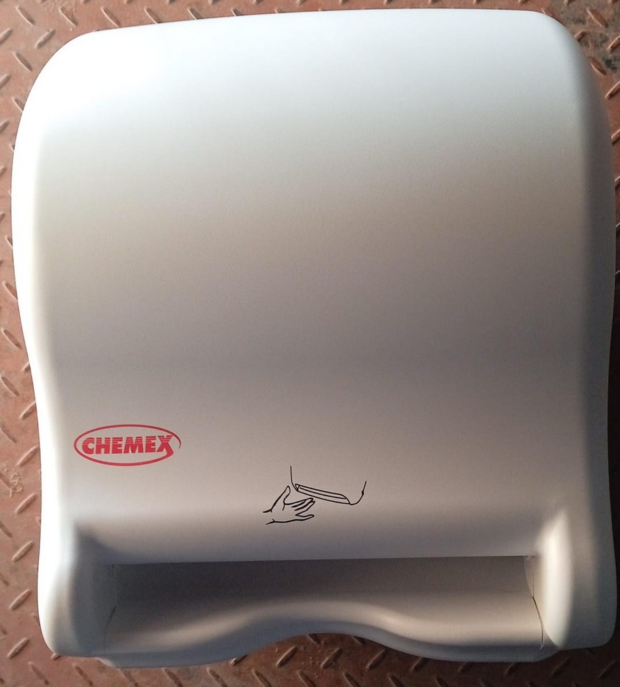 Chemex Auto Cut Paper Towel Dispenser with Sensor Size (H) 35 x(W)30 cm, Medium Duty , White