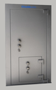 Chubbsafes Centurion Certified Vault Door With Integrated Emergency Door Hung Right , Burglary-Resistant Protection Grade V, EL + KL with Grille Gate