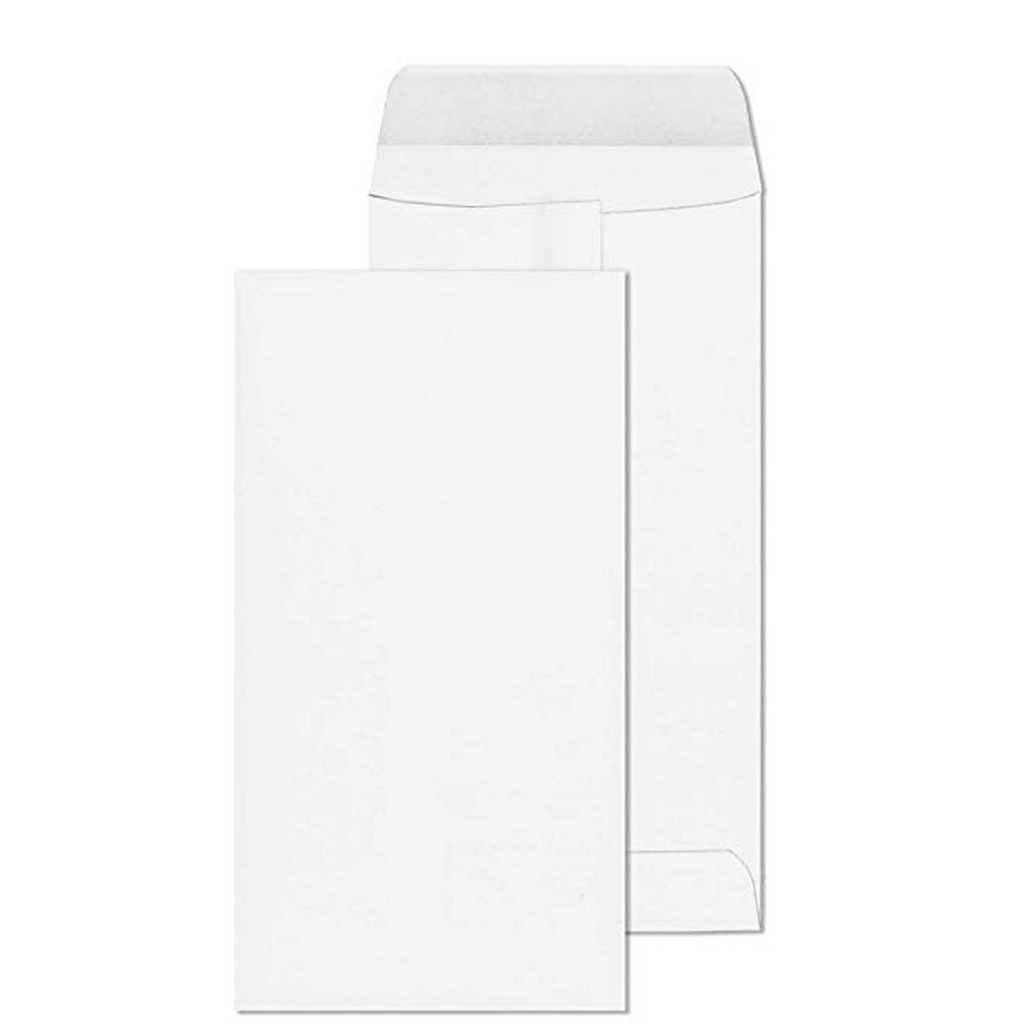 AUTOSEAL 80gsm ,9x4 , 115mm x 225mm (DL) , Check size Envelope, (Pack of 500) , White