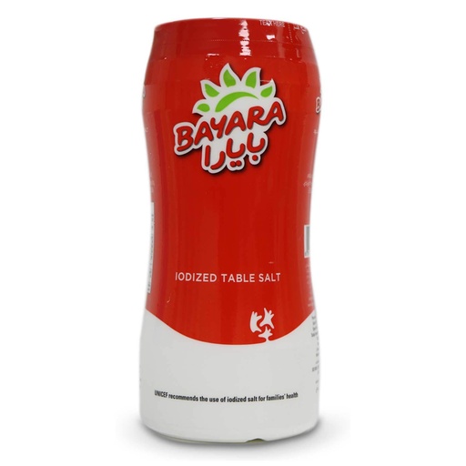 Bayara Iodized Table Salt 700g , Bottle
