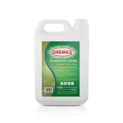 CHEMEX Super Dishwashing Liquid, Original 5 Liters