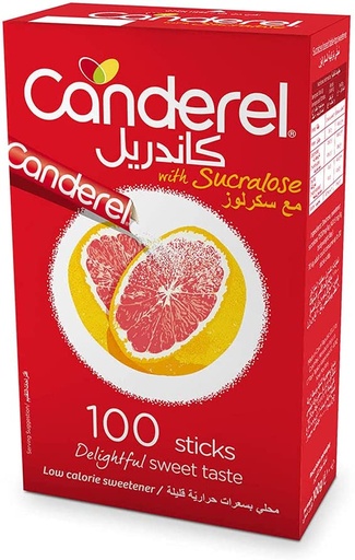 Canderel Sucralose Sweetener Sticks (Pack of 100)