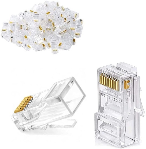 D-Link Cat 6 RJ 45 Cable Connector (Pack of  100)