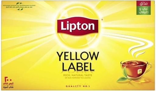 Lipton Yellow Label Black Tea 200 Teabags