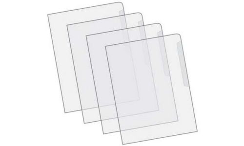 Deluxe E310D L Weld Folder, A4 , Clear (Pack of 100)