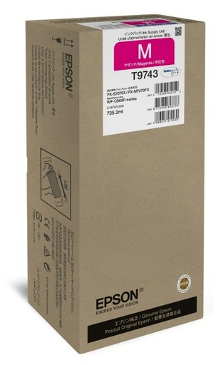 Epson T9743 Magenta Ink Cartridge WorkForce Pro WF-C869R