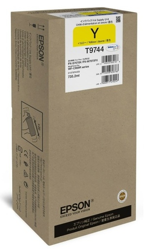 Epson T9744 Yellow Ink Cartridge WorkForce Pro WF-C869R