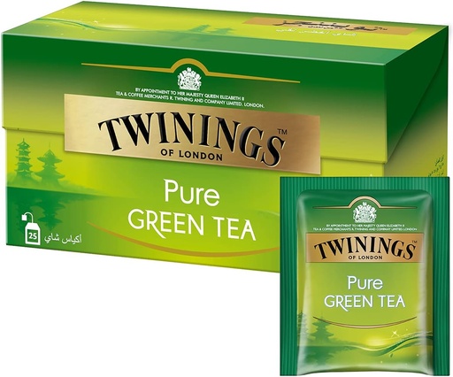 Twinings Green Tea and Mint, 25 enveloped tea bags