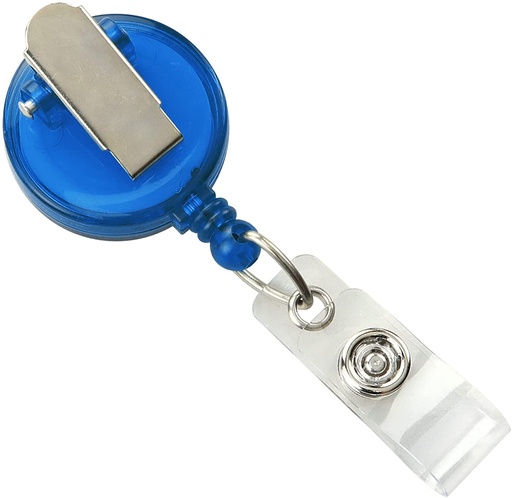 EPL B04 Name Badge Clip , Blue  ( Pack of 50)