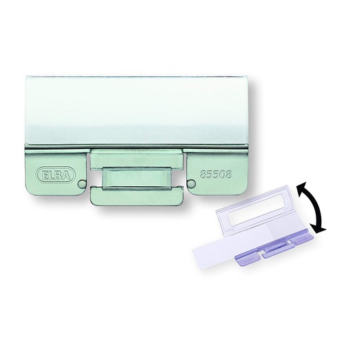 Elba 85508 Hanging File Tabs - Clear ( Pack of 50)