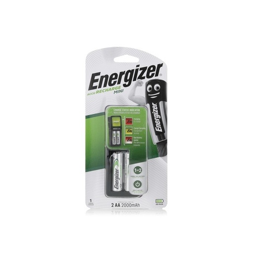 Energizer mini charger with x2 AA batteries