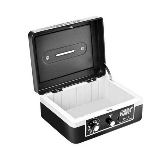 FIS SR-11 Cash Box - 6 inch, Black