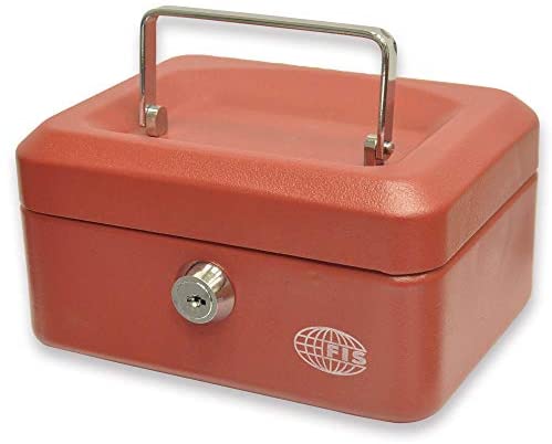 FIS Cash Box - 6 inch, Red