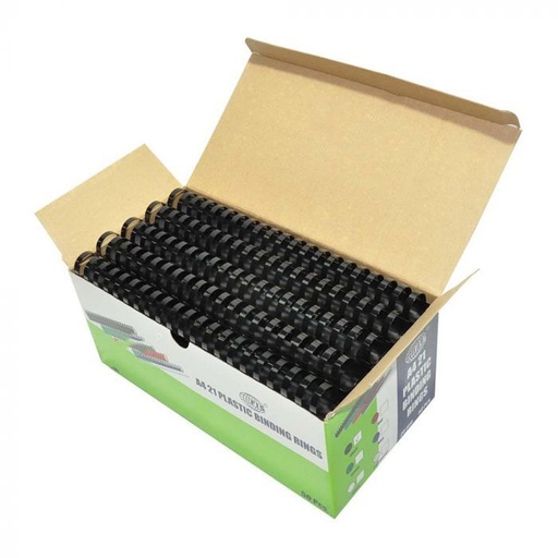 FIS FSBD32BK Binding Rings/Wire , Plastic , Black ,32mm , (280sheets capacity) (pack of 100)