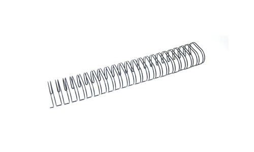 FIS FSBDW14WH 1/4" 34 Loop 3:1 Binding Wire - 6.4mm, Black ( Pack of 100)