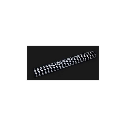 FIS FSBDW14WH 1/4" 34 Loop 3:1 Binding Wire - 6.4mm, White ( Pack of 100)