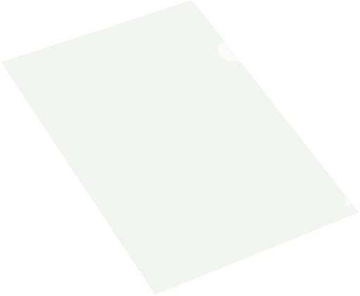 FIS FSCIE310WHN Clear L Shape Folder; 0.15 MM, White Color, A4 Size (Pack of  100)