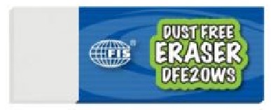 FIS FSERDFE20WS Dust Free Eraser, White (Pack of 20)