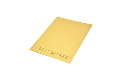 FIS FSFF7YL Square Cut Folder Without Fastener- F/S Size, Yellow (Pack of 50)