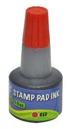 FIS FSIK030RE Stamp Pad Ink - 30ml, Red