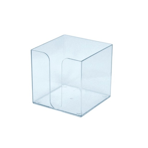 FIS FSMM185CL Memo Paper/Cube Holder , Transparent