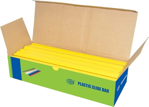FIS FSPG03-YL Plastic Sliding Bar 3mm,Yellow ( Box of 100 )
