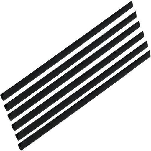 FIS FSPG05-BK Plastic Sliding Bar 5mm,Black ( Box of 100 )