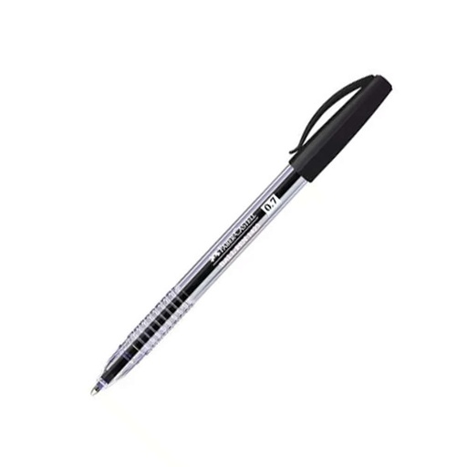 Faber Castell 1423 Ball Point Pen - 0.7 mm, Black (Pack of 50)